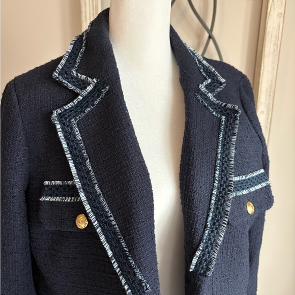 Talbots Navy Blazer with Gold Buttons - Picture 3 of 9